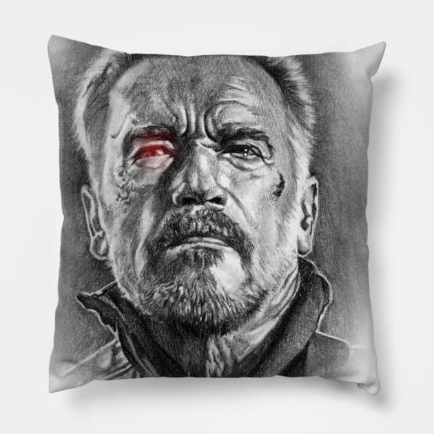 Terminator: Dark Fate Pillow by KregFranco