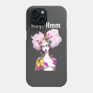 "Fierce Discontent" - Art Print of an Angry and Disgruntled Woman Phone Case