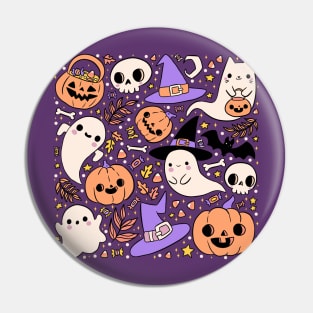 Cute halloween pattern Pin