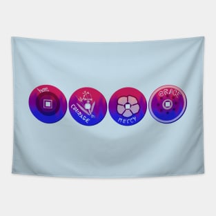 Bi Pride Coins Tapestry