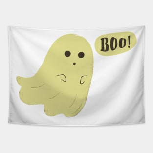 HALLOWEEN DAY CUTE GHOST BOO DESIGN ART Tapestry