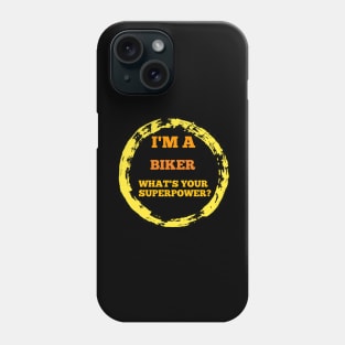 I'M A BIKER T-SHIRT FOR MEN ,BIKER T-SHIRT . Phone Case