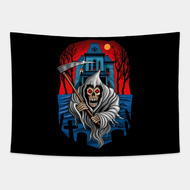 Blood - Phantasm Tapestry by Remus