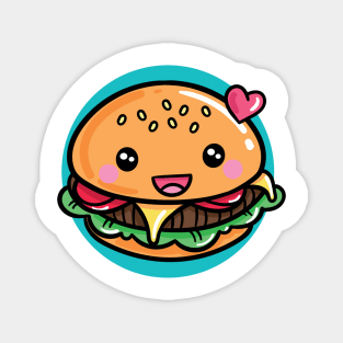 Kawaii Burger Magnet