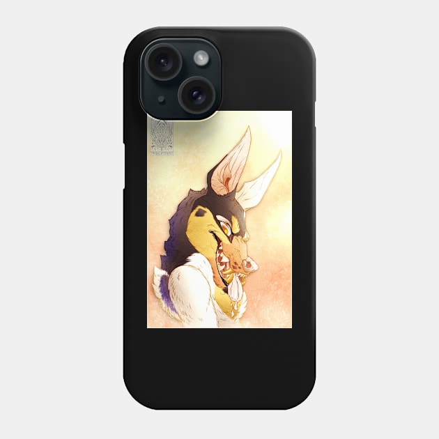 Draco Doberman Sketched Bust Phone Case by TwilightSaint