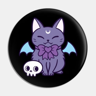Black Bat Kitten | Nikury Pin
