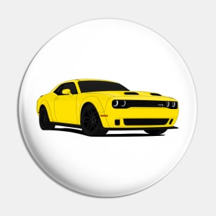 HELLCAT YELLOW Pin