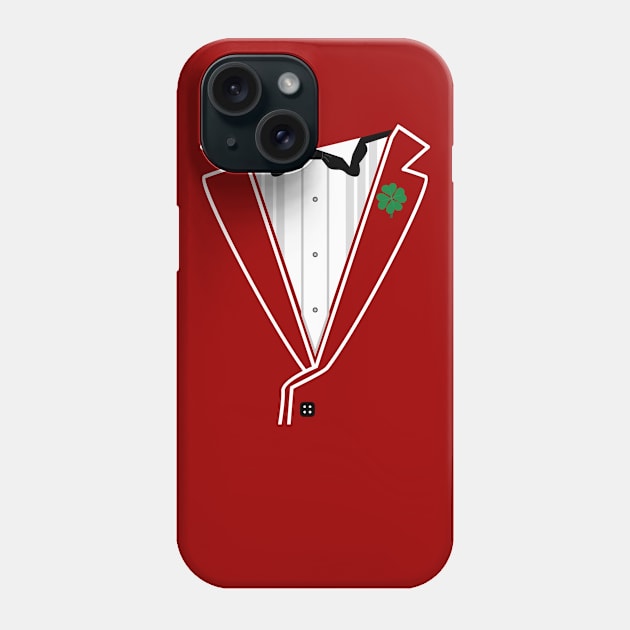 SUIT ST PATRICK Phone Case by Diannas