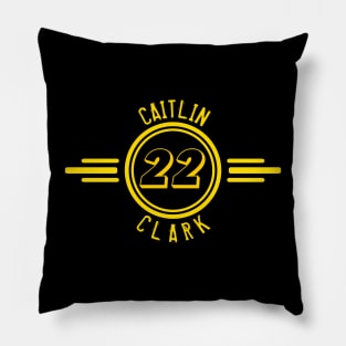 Caitlin clark 22 Pillow