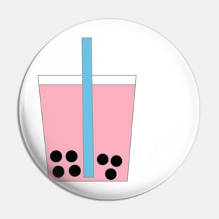 Strawberry Boba Pin