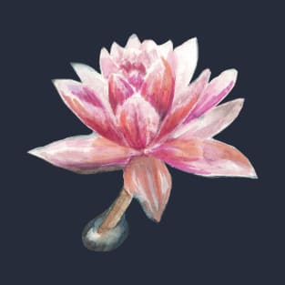 Flamingo Lotus Flower T-Shirt