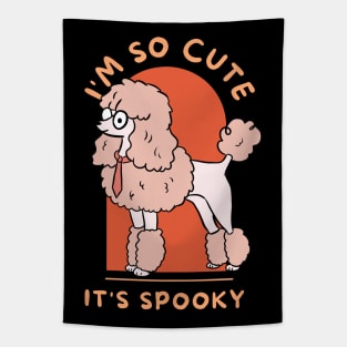 I am so cute it is spooky cute halloween dog Tapestry