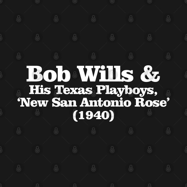 Bob Wills by NYINDIRPROJEK