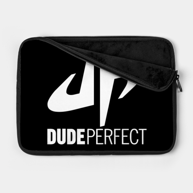 Dude Perfect Dude Perfect Logo Design Laptop Case Teepublic Tall guy, beard, twins, purple hoser. dude perfect by cetatak