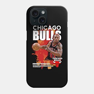 Dennis Rodman Graphic Tee Phone Case