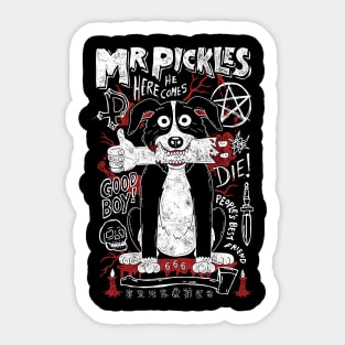 Mr. Pickles Sticker for Sale by grafoxdesigns