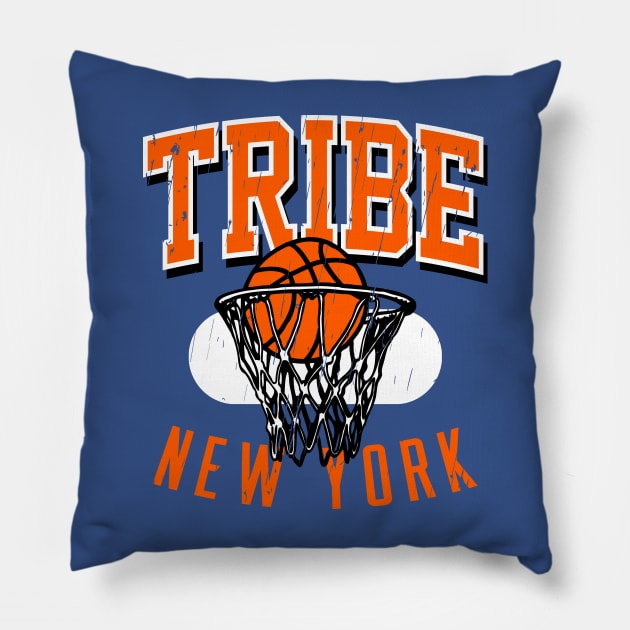 Tribe Vintage Style New York Pillow by funandgames