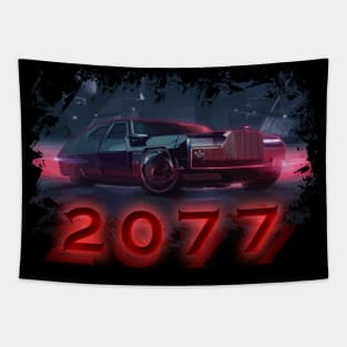 Auto Cyberpunk Tapestry