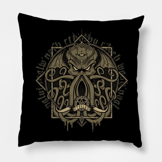 CTHULHUMICON Pillow by StudioM6