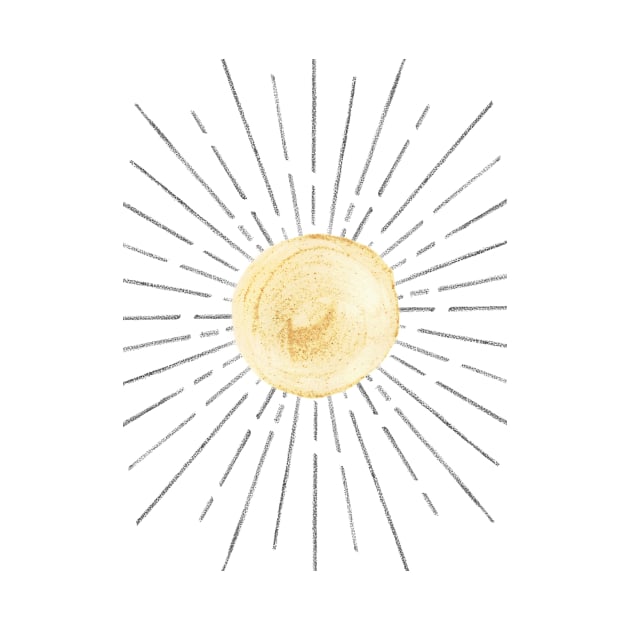 Minimalist sun by WhalesWay