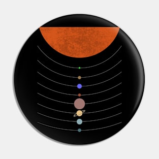 Solar System Pin