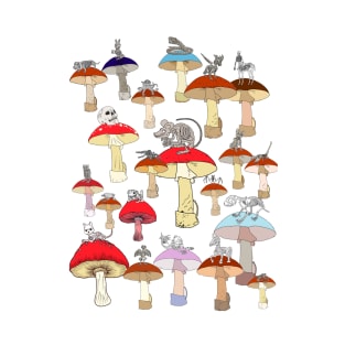 Death cap Kritters forest T-Shirt