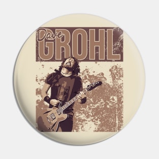 Dave Grohl // Brown vintage Pin