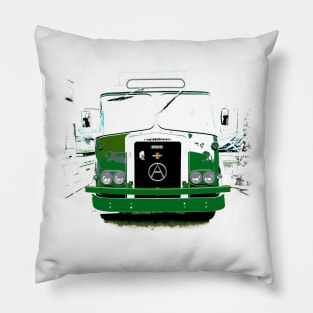 Atkinson Borderer classic 1970s heavy lorry green Pillow