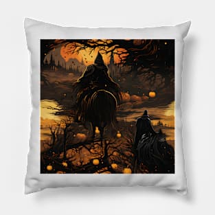 Halloween Monsters 6 - Headless Horseman Pillow