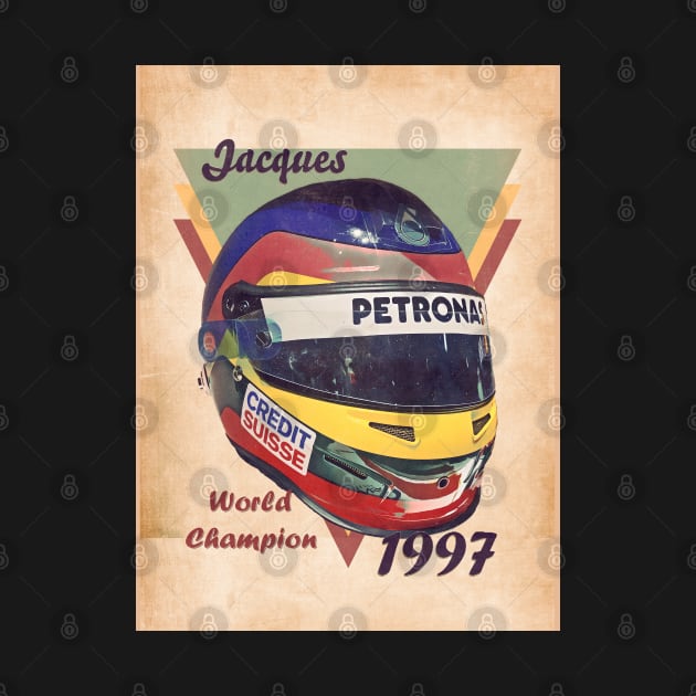 1997 Jacques Villeneuve by Popcult Posters