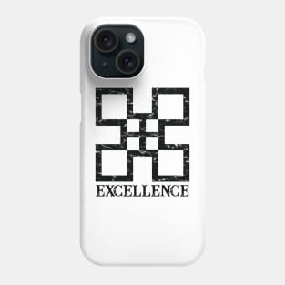 Africa Sankofa Adinkra Symbol "Excellence" Black Colour. Phone Case