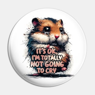 Sad Hamster Pin