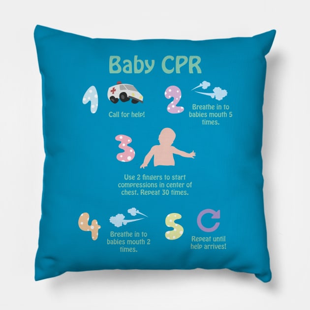 5 Steps to Baby CPR Pillow by BSouthern