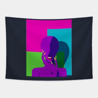 click without face Tapestry