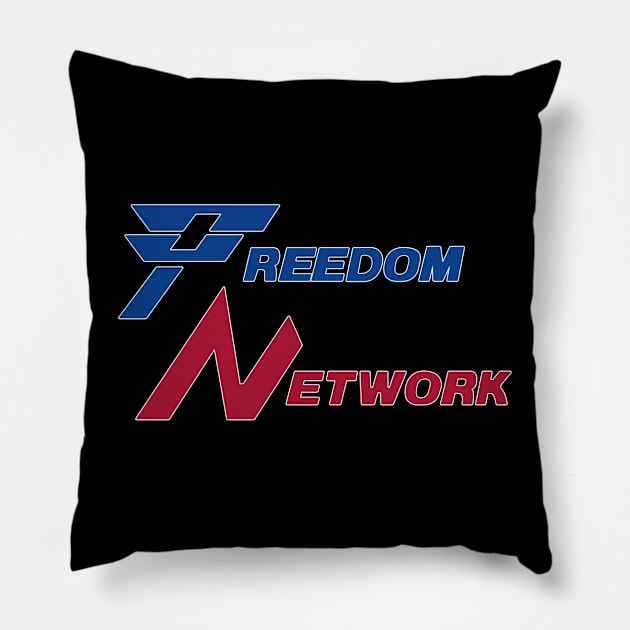 V - Freedom Network 1 Pillow by RetroZest