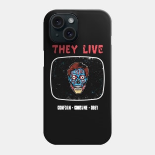 Obey, they live Phone Case