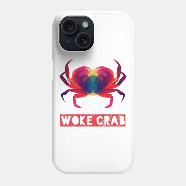 Woke Crab Phone Case by Worldengine