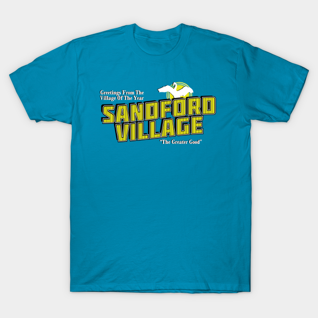 Greetings From Sandford - Hot Fuzz - T-Shirt | TeePublic AU