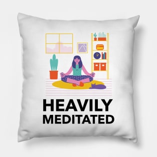 Heavily Meditated Pillow