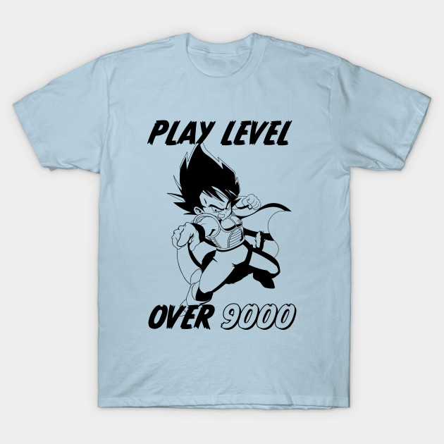 Kid Vegeta Saiyan Vegetable Anime Power Play Level Over 9000 T