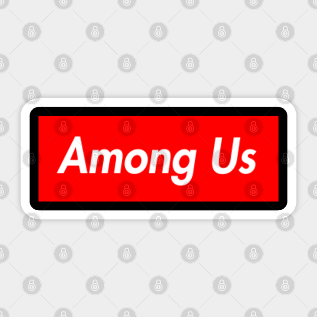 among us among us impostor sticker teepublic