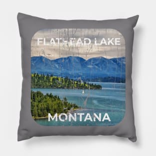 FLATHEAD LAKE MONTANA Pillow