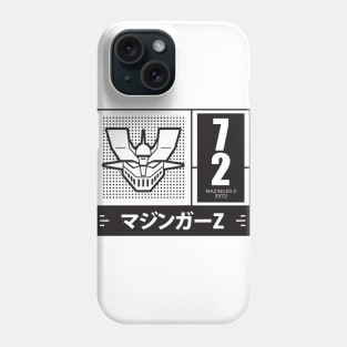 Retro anime robo Mazinger Z Phone Case