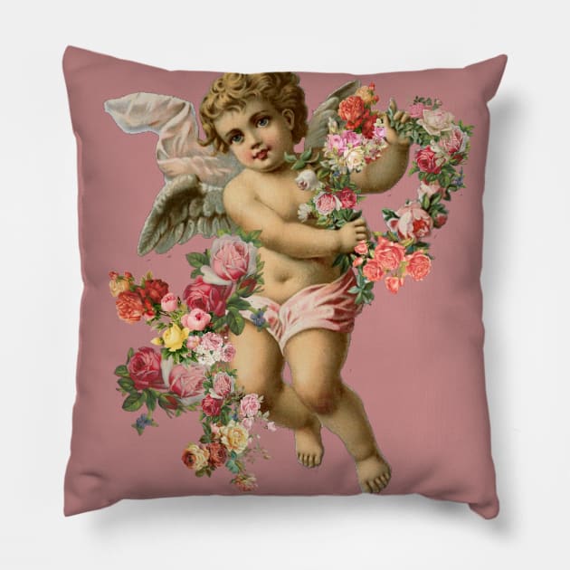Baby angel Pillow by paperbee