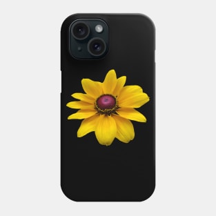 yellow blooming coneflower, flower, petals, floral Phone Case