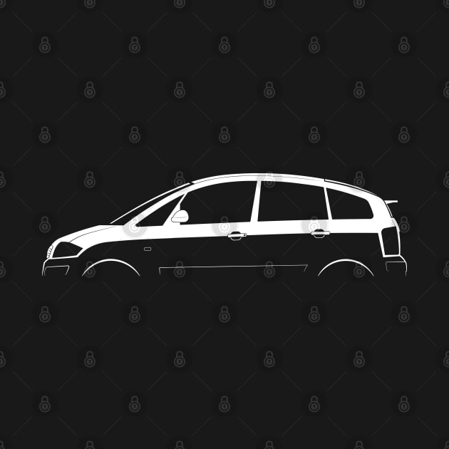 Audi A2 Silhouette by Car-Silhouettes