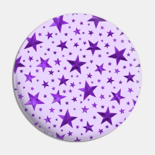 Purple Star Pattern Pin