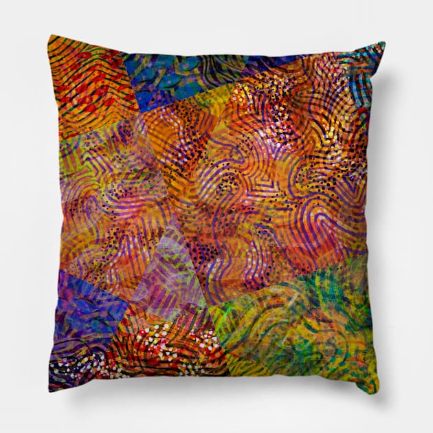 Energy Pattern Pillow by O. Rae