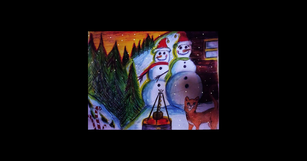 Snowman Valley - Snowman - Sticker | TeePublic