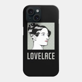 LOVELACE - "Queen of Science" Portrait of Ada Lovelace Phone Case